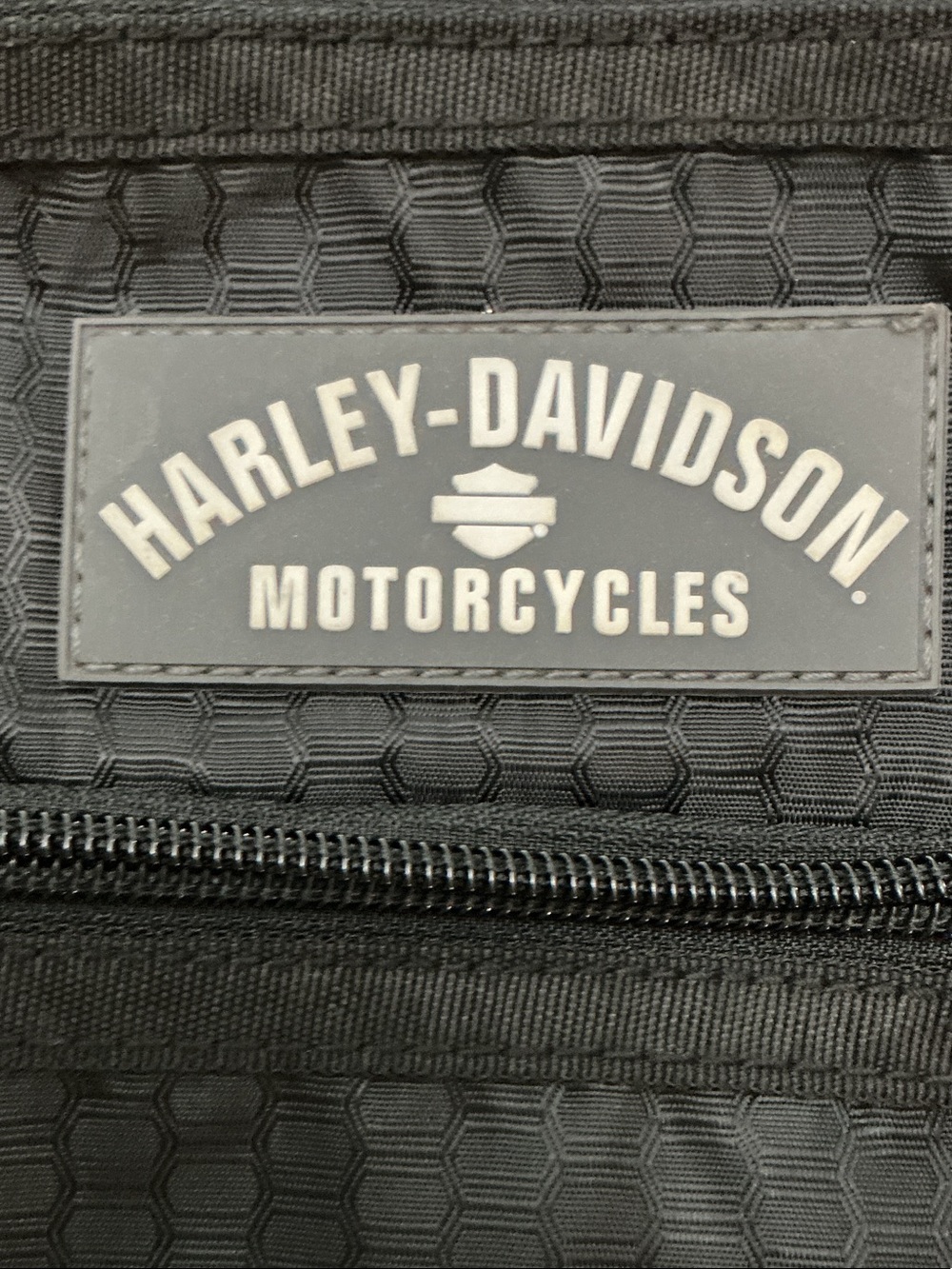 Harley-Davidson Black Crossbody Pouch with White & Red Logo - Picture 5 of 8